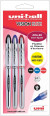 Pens Uni Ball Roller Vision Elite Set of 3 Blue, Red and Black [BOP-PENU3]