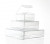 Giftboxes Crystal Clear 12.7 x 12.7 x 10.2cm (25 Pieces) [VB308]