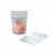 Sac en papier de riz noir avec avant transparant, 10.2 x 6 x 15.2 cm (57  g) (100 pièces) [ZBGR2BC]