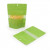 Sac en papier de riz vert avec fenêtre, 10x6x15 cm (57 g) Trou Suspension Rond (100 pièces) [ZBGR2GRH]