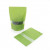 Sac en papier de riz vert avec fenêtre, 15 x 9 x 23.2 cm (312 g) (100 pièces) [ZBGR7GR]