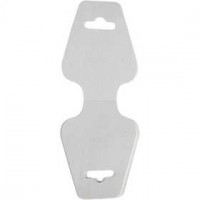 Carte à suspendre bijoux, neutre, 100pièces [HOB-01252]