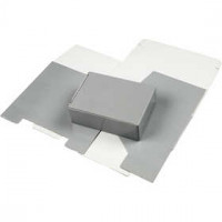 Cardboard Box, LxWxH 15,5x5x11 cm, light grey, 1pc