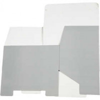 Cardboard Box, LxWxH 15,5x10x22 cm, light grey, 1pc