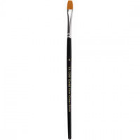 Pinceau acrylique Gold Line,  8 , l: 9 mm, Plat, 12pièces [HOB-10208]