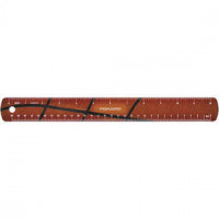 Règle, L: 30 cm, l: 3,5 cm, basketbal, 1pièce [HOB-1023918]