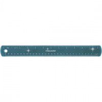 Règle, L: 30 cm, l: 3,5 cm, bleu, paillettes, 1pièce [HOB-1023923]