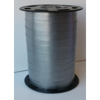 Curling Ribbon Papernacre Classic dark Silver 10mm x 250 meter (1 roll) [HV-PAP10DSI]