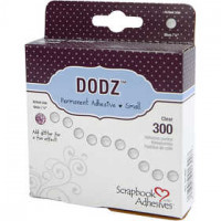 DODZ points autocollants, d: 6 mm, épaisseur 0,5 mm, Petit, 300pièces [HOB-11566]