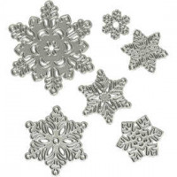 Matrice de découpe, d: 11,2x12,8 cm, flocon de neige, 1pièce [HOB-11757]