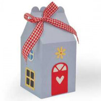 Gabarit de coupe Sizzix, dim. 1,27x0,95 - 13,02x14,60 cm, maison, 1pièce [HOB-12087]