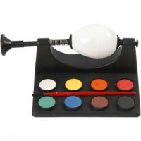 Support pour peindre les oeufs, L: 16,5 cm, noir, 1set [HOB-13134]