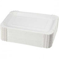 Assiettes plates rectangulaires, dim. 20x13 cm, 250pièces [HOB-13208]