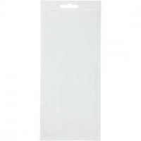 Autocollants, feuille 10x23 cm, blanc, bordures, 1flles [HOB-170049]