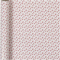 Papier cadeau, l: 57 cm, 80 gr, 150 m, blanc, rouge [HOB-19012]