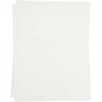 Feuille de papier transfert, feuille 21,5x28 cm, 3 flles, blanc [HOB-207010]