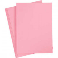 Papier cartonné, A4 210x297 mm, 210 gr, 10 flles, rose foncé [HOB-21183]