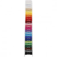 Papier cartonné de couleur, A4 210x297 mm,  180 gr, présentoir exclus, 120x20flles [HOB-21416]