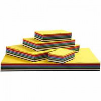 Papier cartonné Colortime,  A2+A3+A4+A5+A6 ,  180 gr, Couleurs assorties, 1800flles. ass. [HOB-21420]