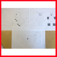 Embroidery card, H: 8-13 cm, W: 8-13 cm, 18 pcs, white [HOB-21951]