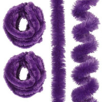 Chenille Violet 5 metres Ø 3 cm [IFS-22608]