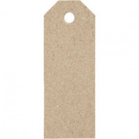 Manila Tags, size 3x8 cm, 220 g, 20 pcs, natural [HOB-234016]