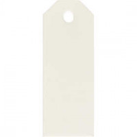 Manila Tags, size 3x8 cm, 220 g, 20 pcs, off-white [HOB-234022]