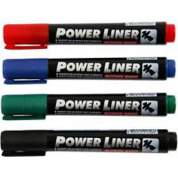 Power Liner, largeur de trait: 1,5-3 mm, Couleurs assorties, 4assortis [HOB-25044]
