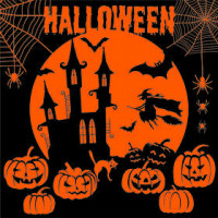 Serviettes de table, dim. 33x33 cm, Nuit d'Halloween, 20pièces [HOB-25324]
