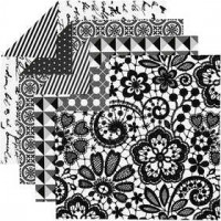 Papier origami, feuille 10x10 cm,  80 gr, 50flles. ass. [HOB-25669]