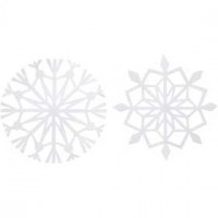 Cristal de glace, d: 14 cm,  100 gr, blanc, 16assortis [HOB-26340]