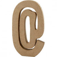 Signe, grand @, @, h: 19,9 cm, l: 11,5 cm, 1pièce, épaisseur 2,6 cm [HOB-26626]