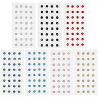 Rhinestones, D: 8 mm, 7 sheets [HOB-283823]