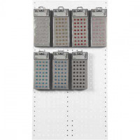 Rhinestones, D: 8 mm, 7x10, asstd. colours [HOB-283824]