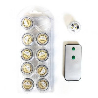 LED aquatiques ambrées par 10 + moniteur [IFS-30137]