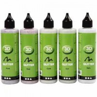 3D Liner - Assortiment, couleurs scintillantes, 5x100ml [HOB-30384]