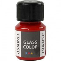 Glass Color transparente, rouge, 35ml [HOB-31673]