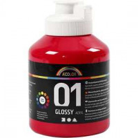 Peinture A-Color, rouge primaire, 01 - Brillante, 500ml [HOB-32010]