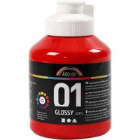 Peinture A-Color, rouge, 01 - Brillante, 500ml [HOB-32016]