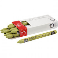 Caran d'Ache Néocolor 1, épaisseur 8 mm, L: 10 cm, light olive (245), 10pièces [HOB-34008]