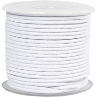 Elastiques, épaisseur 2 mm, blanc, 25m [HOB-410360]