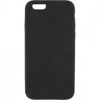 Housse pour téléphone portable à broder, 6/6S, dim. 6,8x13,8 cm, épaisseur 8 mm, noir, 1pièce [HOB-41396]