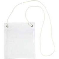 Sachet porte-monnaie, dim. 13x15 cm,  210 g/m2, blanc, 1pièce [HOB-44548]
