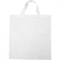 Sac à provision, dim. 38x42 cm,  145 g/m2, blanc, 1pièce [HOB-44549]
