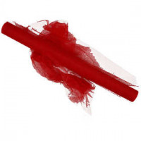 Tulle, l: 50 cm, rouge, 5m [HOB-44615]