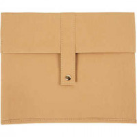 Housse de tablette en papier imitation cuir, L: 26,5 cm, h: 22, 1 pièce, brun clair [HOB-49891]