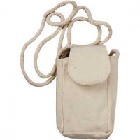 Pochette téléphone portable, dim. 5x9x3 cm, naturel clair, 3pièces [HOB-499361]