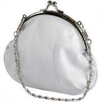 Sac à main à fermoir métal, dim. 12,5x13,5 cm, 1pièce [HOB-49947]