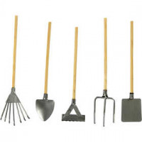 Outils de jardin, L: 11 cm, 5pièces [HOB-500130]