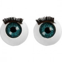 Grands yeux, dim. 12 mm, 6pièces [HOB-500810]